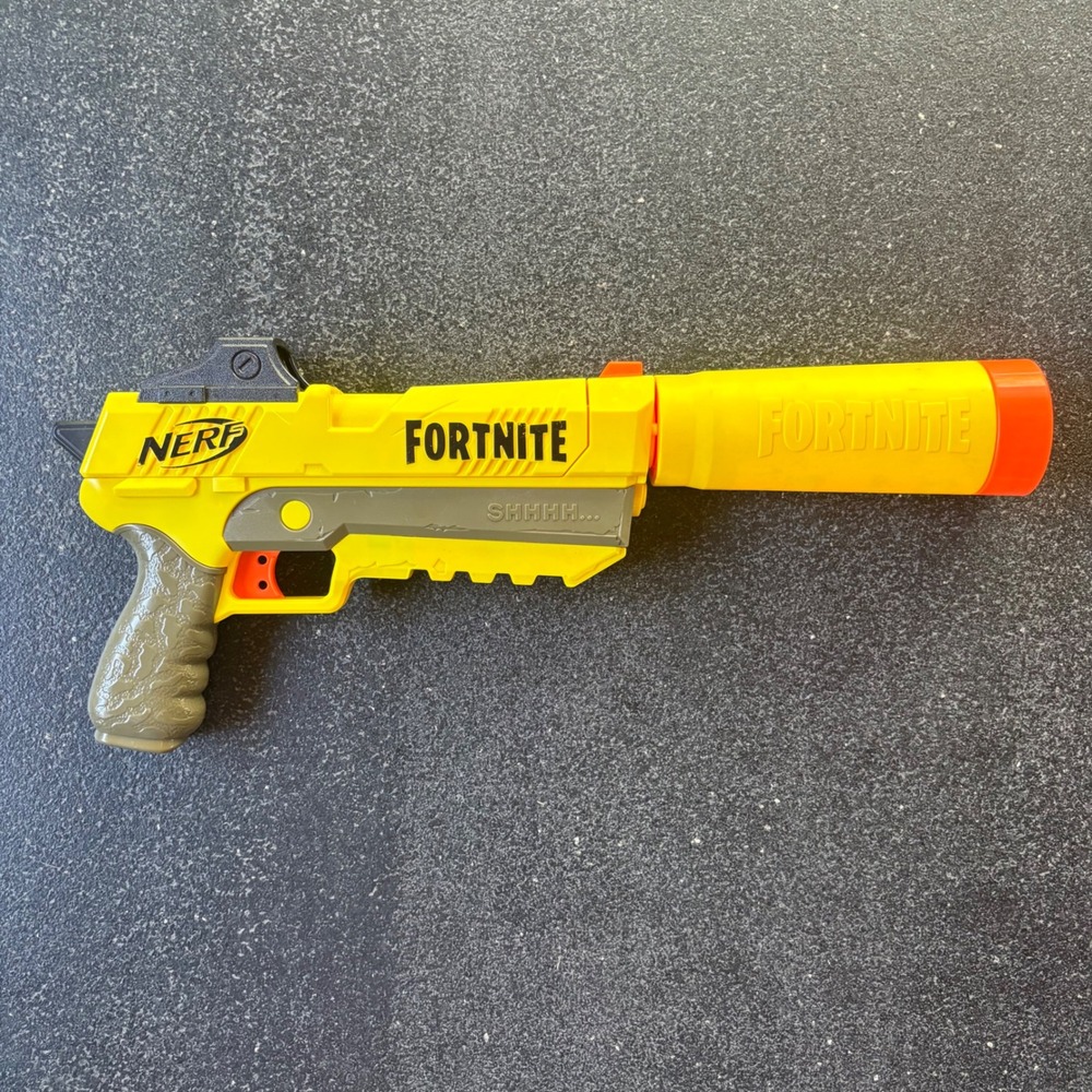 Nerf Fortnite SP-L Elite Dart Blaster Toy Gun Yellow Orange Kids